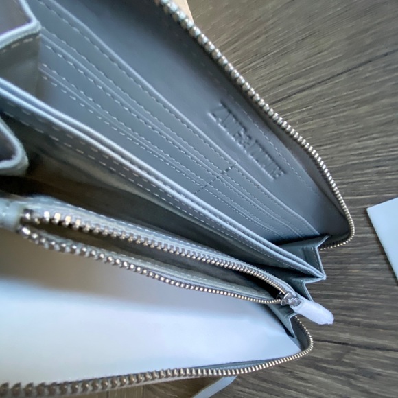 ONE Left!🇫🇷NWT Zadig & Voltaire Stone Grey Zip Wallet - Picture 11 of 13